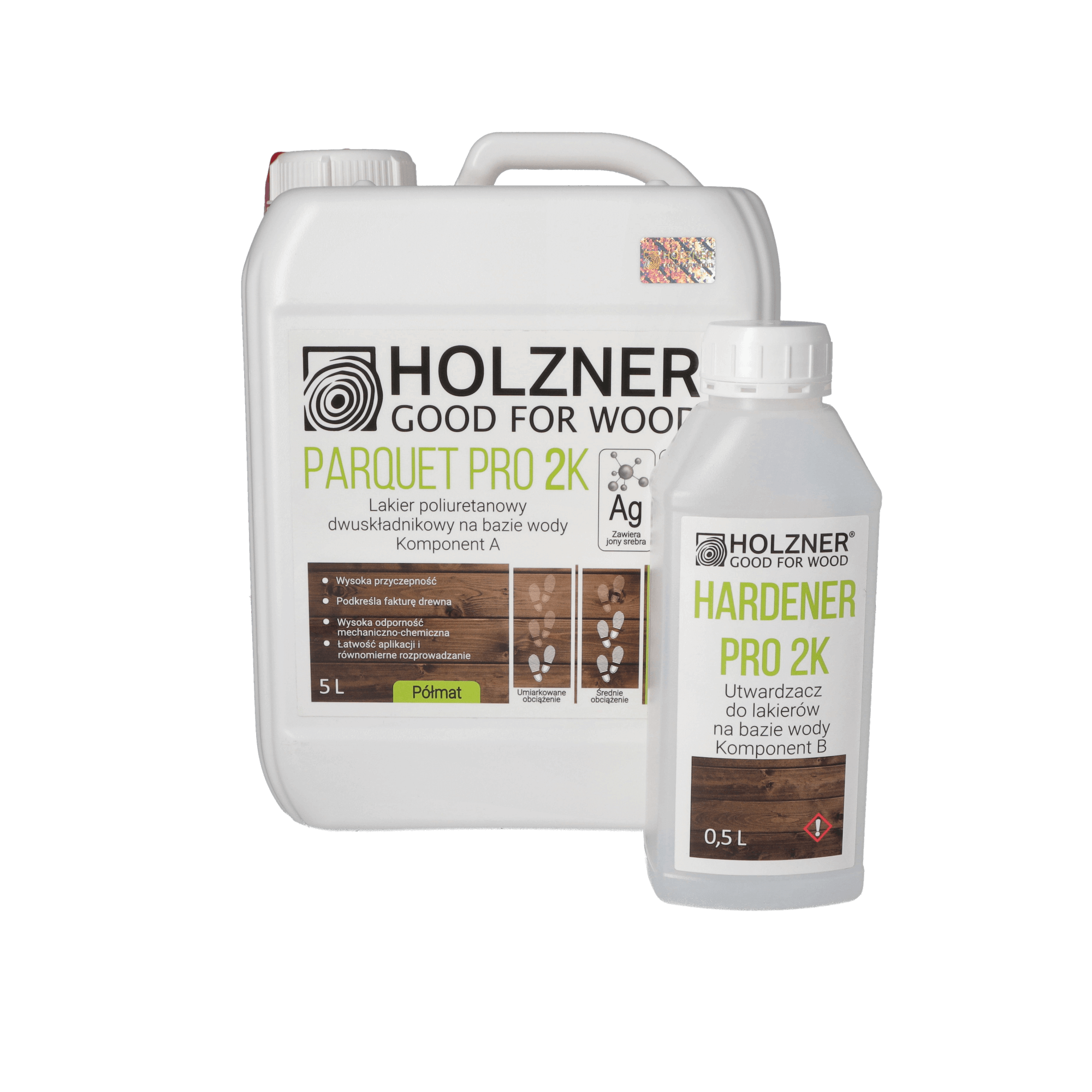 Parquet Pro2k Semi-matt+Hardener